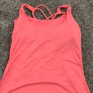 Lululemon tank built in bra low back